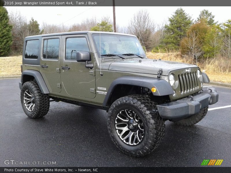Tank / Black 2016 Jeep Wrangler Unlimited Sport 4x4