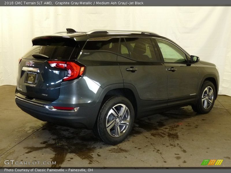 Graphite Gray Metallic / Medium Ash Gray/­Jet Black 2018 GMC Terrain SLT AWD