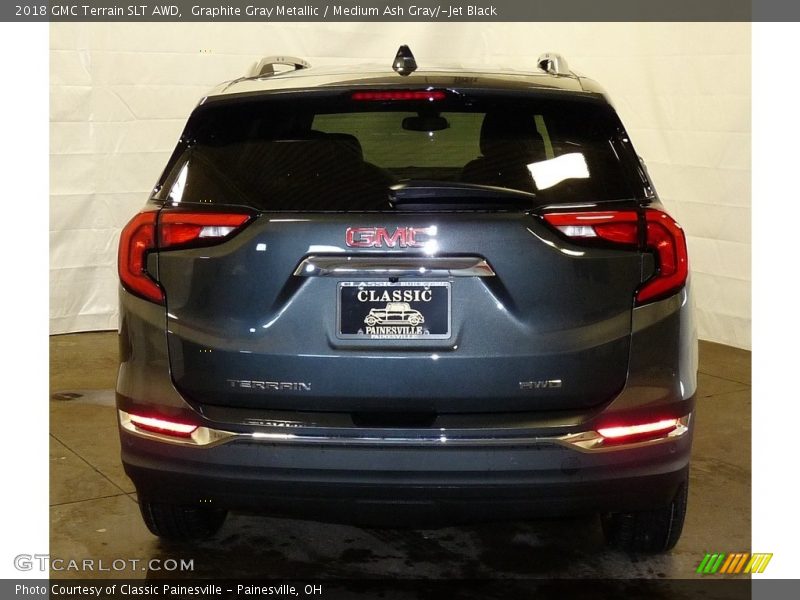 Graphite Gray Metallic / Medium Ash Gray/­Jet Black 2018 GMC Terrain SLT AWD
