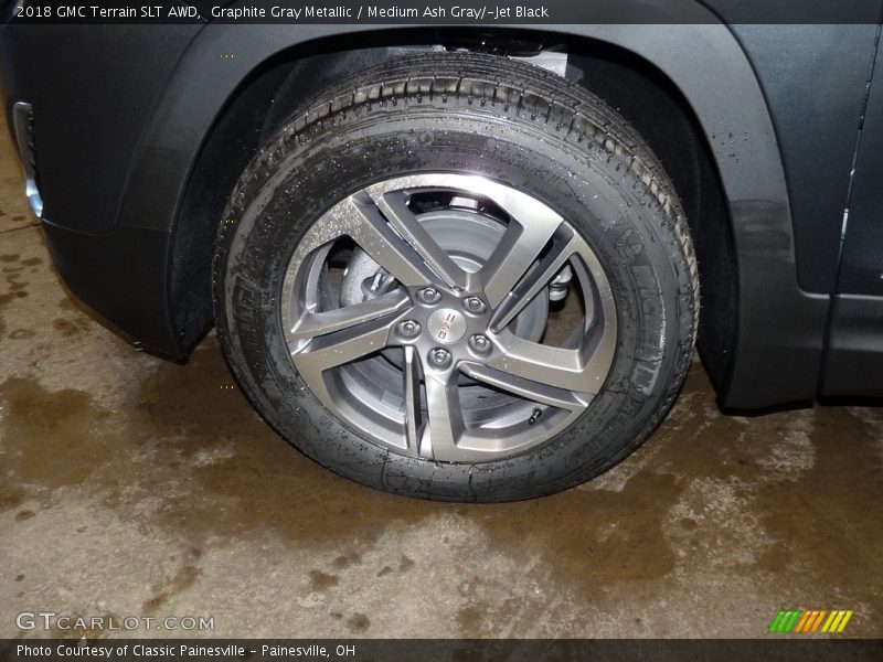 Graphite Gray Metallic / Medium Ash Gray/­Jet Black 2018 GMC Terrain SLT AWD