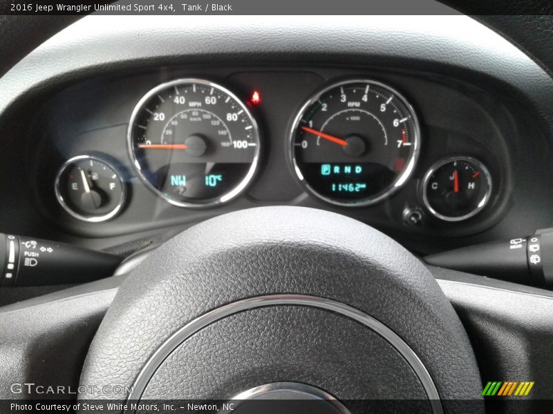 Tank / Black 2016 Jeep Wrangler Unlimited Sport 4x4