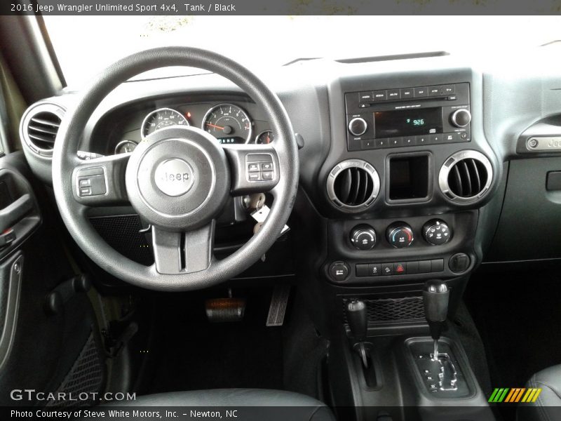 Tank / Black 2016 Jeep Wrangler Unlimited Sport 4x4
