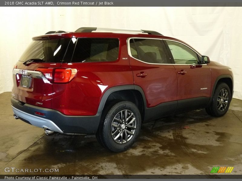 Crimson Red Tintcoat / Jet Black 2018 GMC Acadia SLT AWD