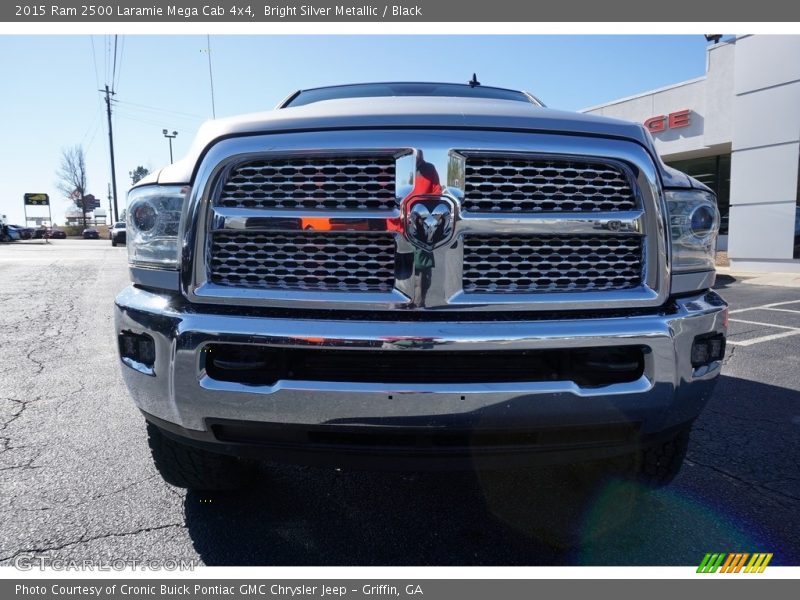 Bright Silver Metallic / Black 2015 Ram 2500 Laramie Mega Cab 4x4