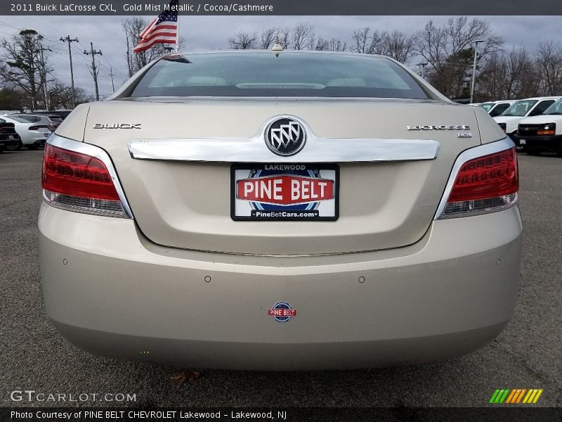 Gold Mist Metallic / Cocoa/Cashmere 2011 Buick LaCrosse CXL