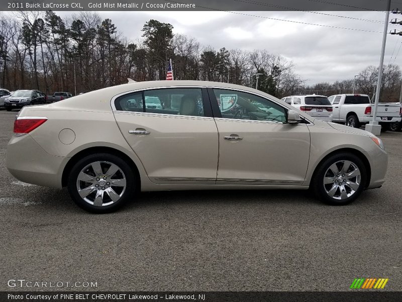 Gold Mist Metallic / Cocoa/Cashmere 2011 Buick LaCrosse CXL