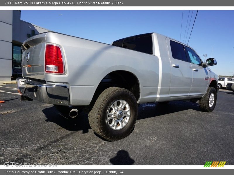 Bright Silver Metallic / Black 2015 Ram 2500 Laramie Mega Cab 4x4