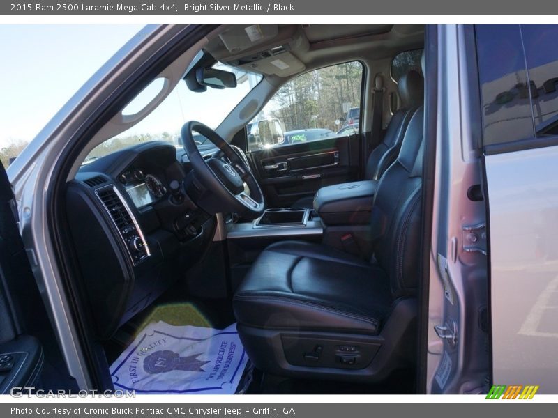 Bright Silver Metallic / Black 2015 Ram 2500 Laramie Mega Cab 4x4