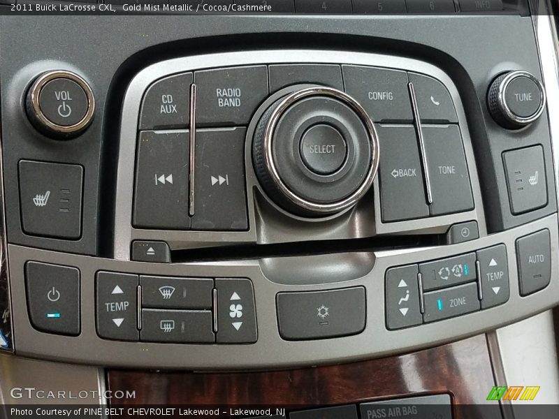 Gold Mist Metallic / Cocoa/Cashmere 2011 Buick LaCrosse CXL