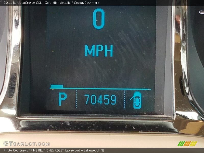 Gold Mist Metallic / Cocoa/Cashmere 2011 Buick LaCrosse CXL