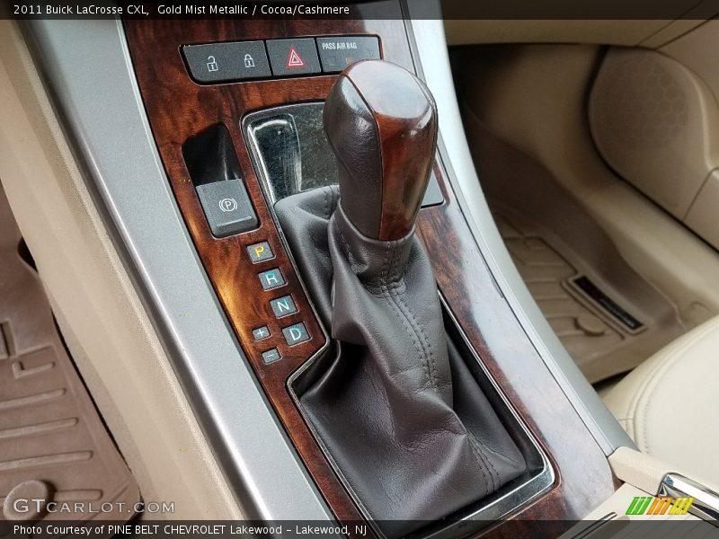 Gold Mist Metallic / Cocoa/Cashmere 2011 Buick LaCrosse CXL