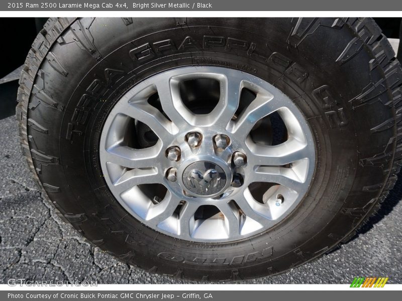 Bright Silver Metallic / Black 2015 Ram 2500 Laramie Mega Cab 4x4