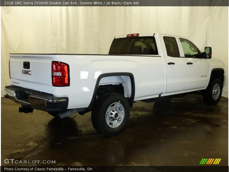 Summit White / Jet Black/­Dark Ash 2018 GMC Sierra 2500HD Double Cab 4x4