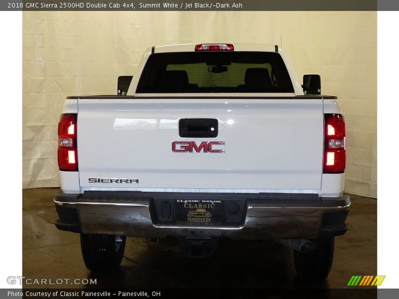 Summit White / Jet Black/­Dark Ash 2018 GMC Sierra 2500HD Double Cab 4x4