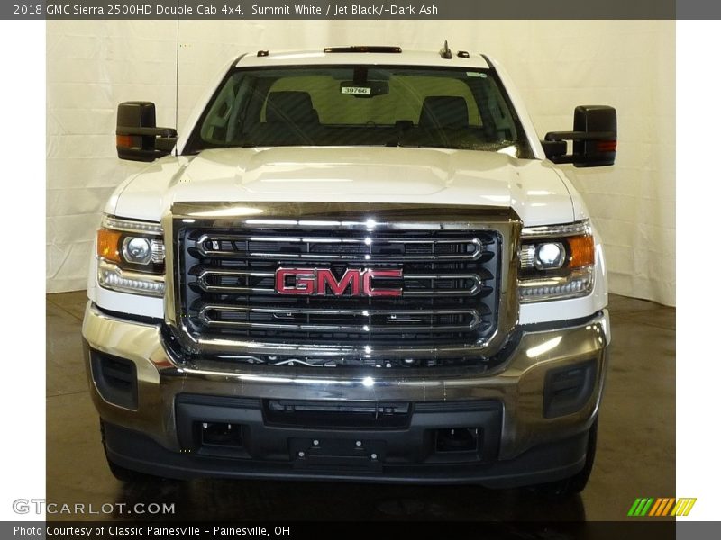 Summit White / Jet Black/­Dark Ash 2018 GMC Sierra 2500HD Double Cab 4x4