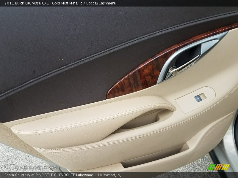 Gold Mist Metallic / Cocoa/Cashmere 2011 Buick LaCrosse CXL
