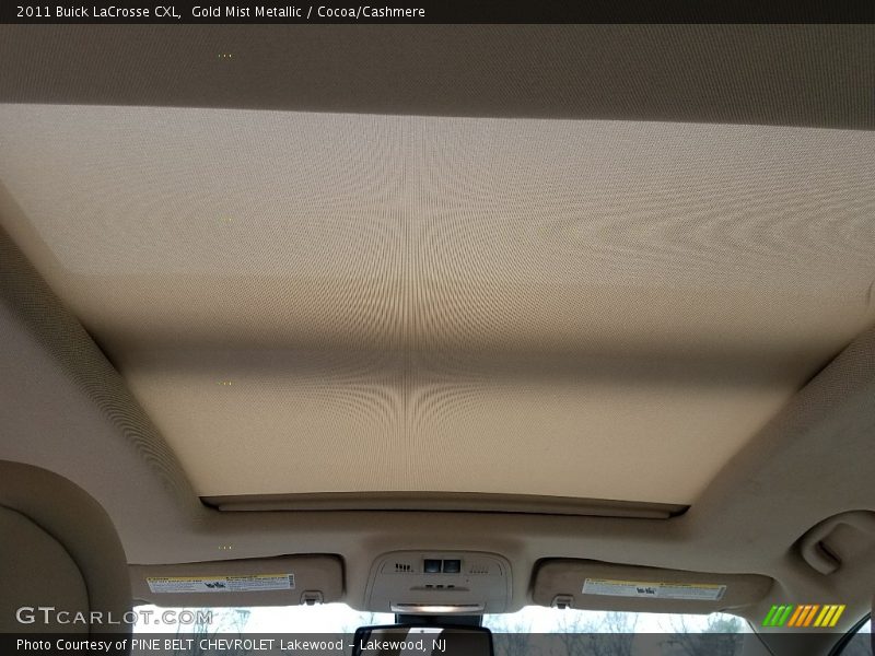 Gold Mist Metallic / Cocoa/Cashmere 2011 Buick LaCrosse CXL