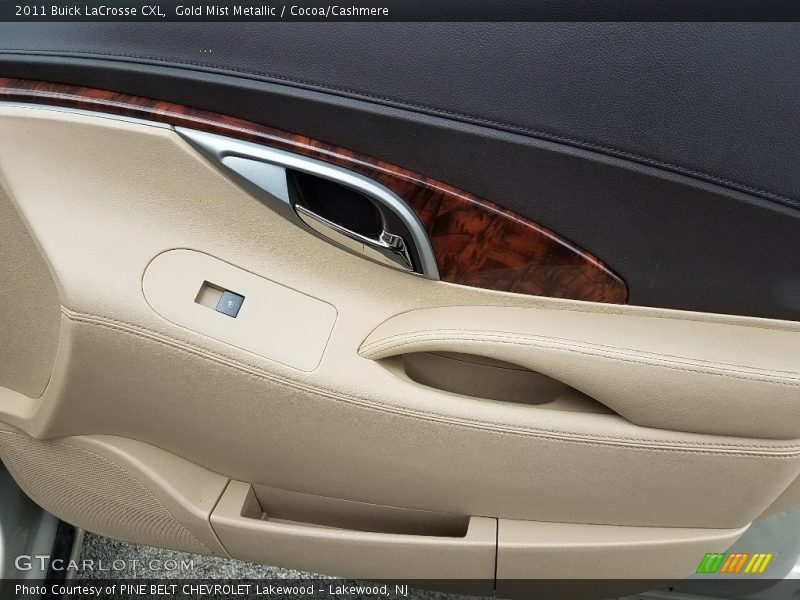 Gold Mist Metallic / Cocoa/Cashmere 2011 Buick LaCrosse CXL