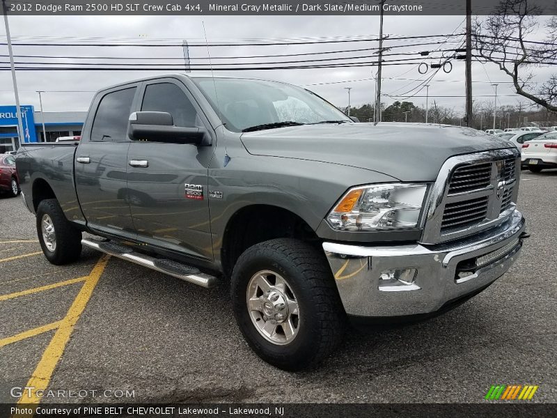 Mineral Gray Metallic / Dark Slate/Medium Graystone 2012 Dodge Ram 2500 HD SLT Crew Cab 4x4