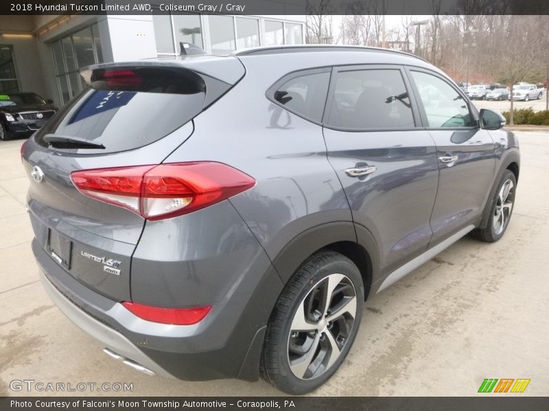 Coliseum Gray / Gray 2018 Hyundai Tucson Limited AWD