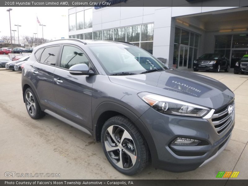 Coliseum Gray / Gray 2018 Hyundai Tucson Limited AWD