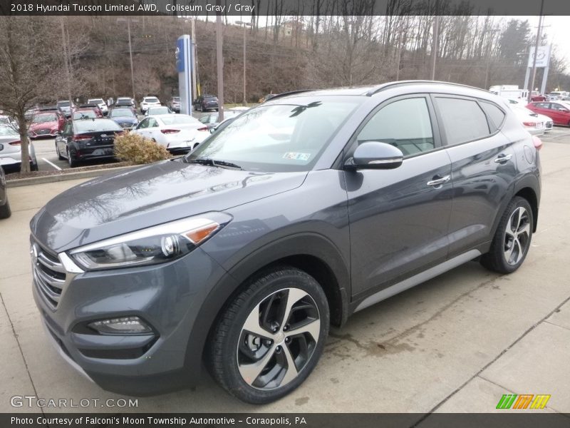 Coliseum Gray / Gray 2018 Hyundai Tucson Limited AWD