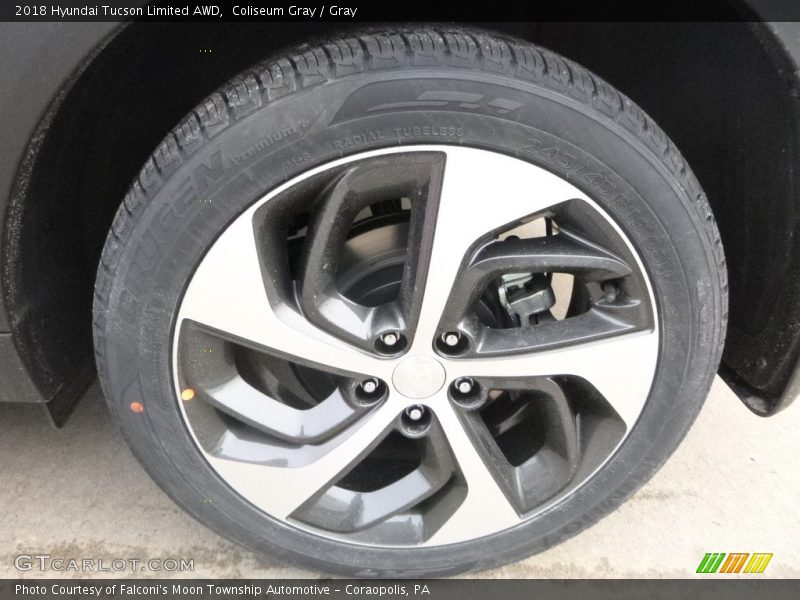 Coliseum Gray / Gray 2018 Hyundai Tucson Limited AWD