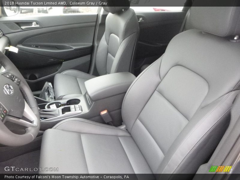 Coliseum Gray / Gray 2018 Hyundai Tucson Limited AWD