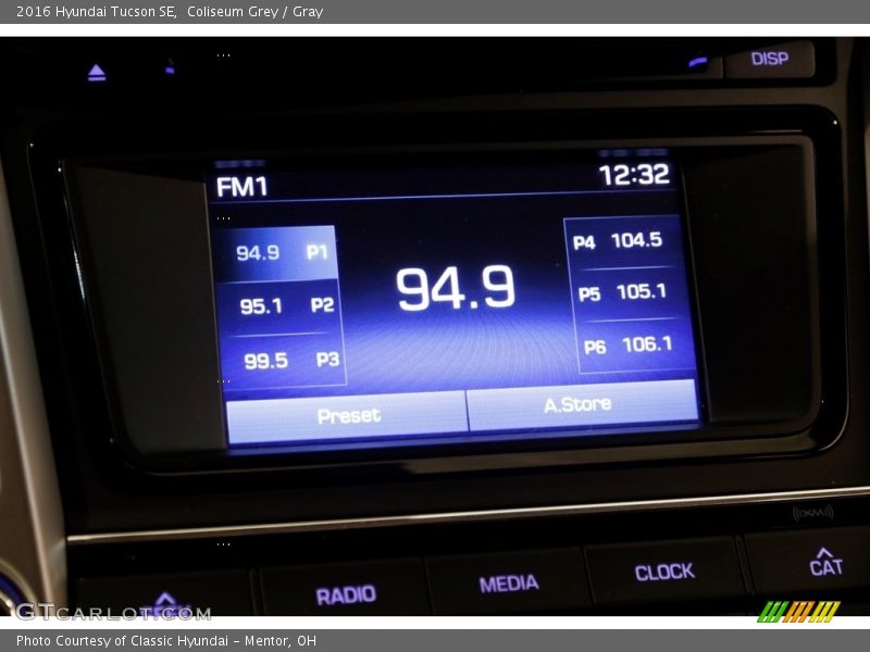 Coliseum Grey / Gray 2016 Hyundai Tucson SE