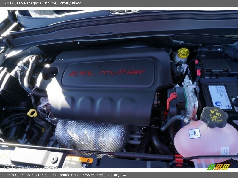Anvil / Black 2017 Jeep Renegade Latitude