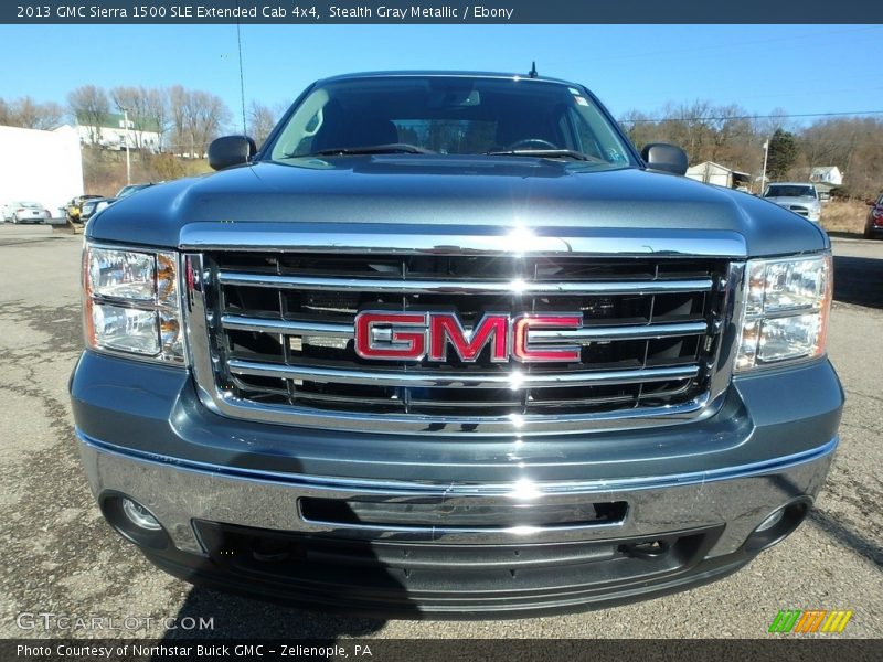 Stealth Gray Metallic / Ebony 2013 GMC Sierra 1500 SLE Extended Cab 4x4