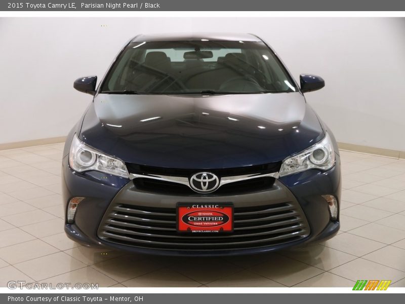 Parisian Night Pearl / Black 2015 Toyota Camry LE