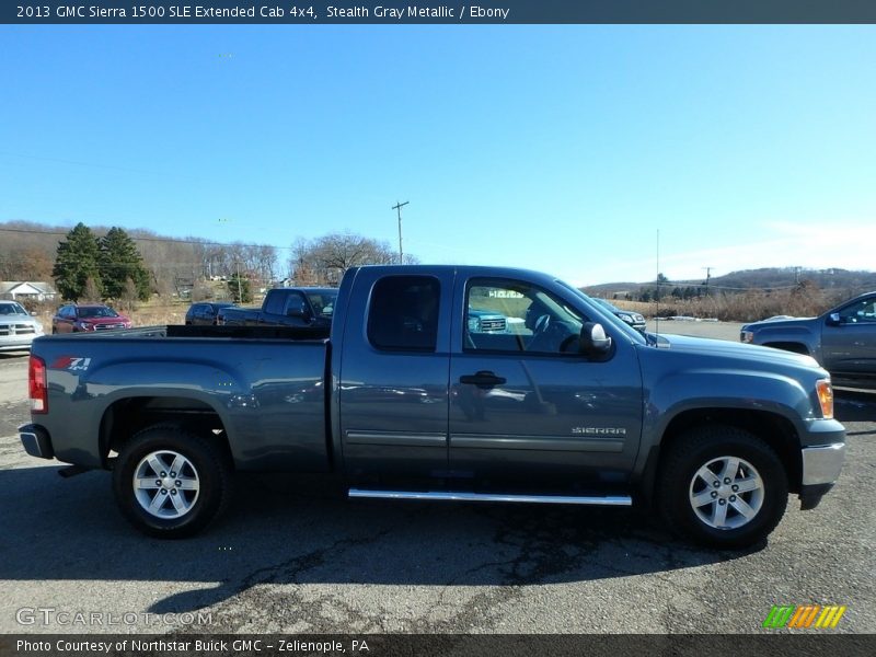 Stealth Gray Metallic / Ebony 2013 GMC Sierra 1500 SLE Extended Cab 4x4