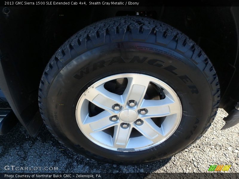 Stealth Gray Metallic / Ebony 2013 GMC Sierra 1500 SLE Extended Cab 4x4