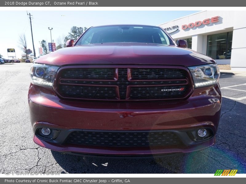 Octane Red Pearl / Black 2018 Dodge Durango GT