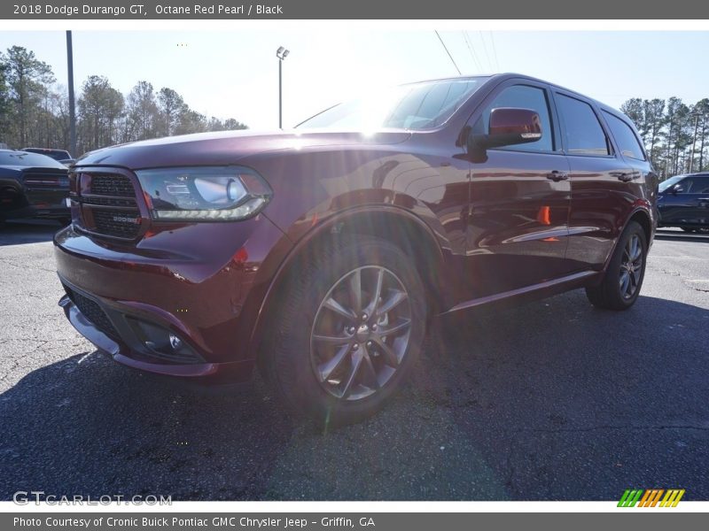 Octane Red Pearl / Black 2018 Dodge Durango GT