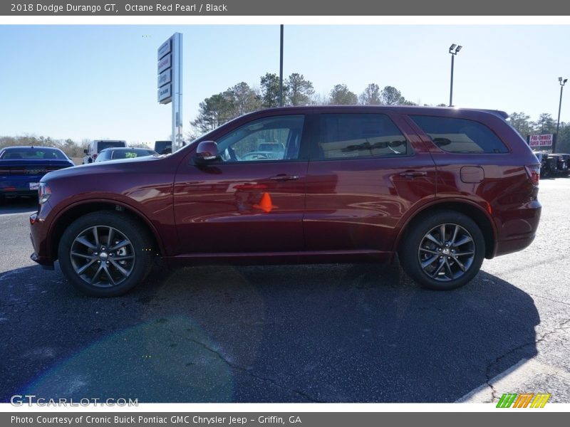 Octane Red Pearl / Black 2018 Dodge Durango GT