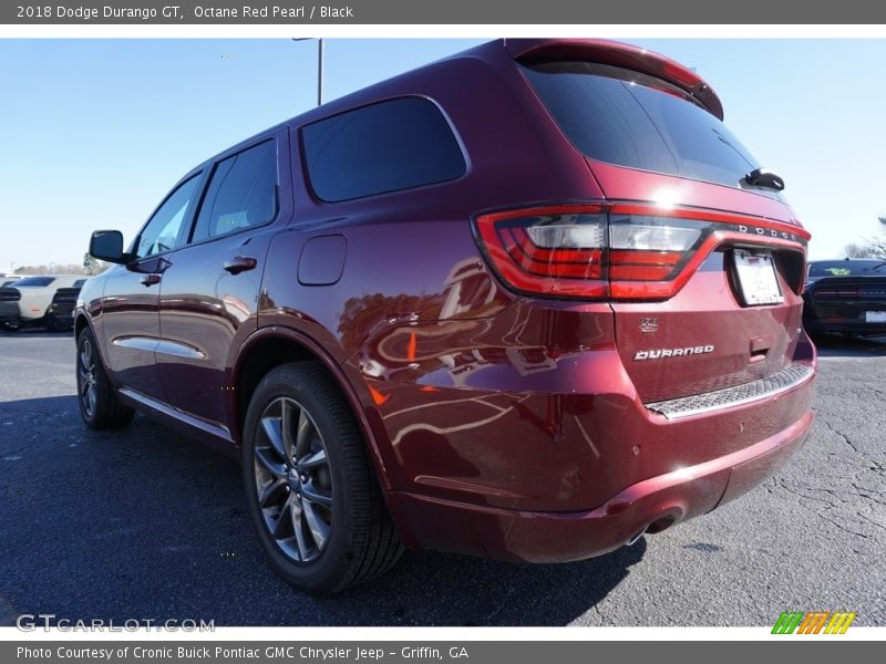 Octane Red Pearl / Black 2018 Dodge Durango GT