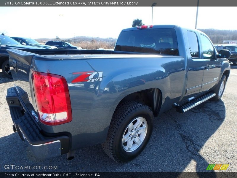 Stealth Gray Metallic / Ebony 2013 GMC Sierra 1500 SLE Extended Cab 4x4