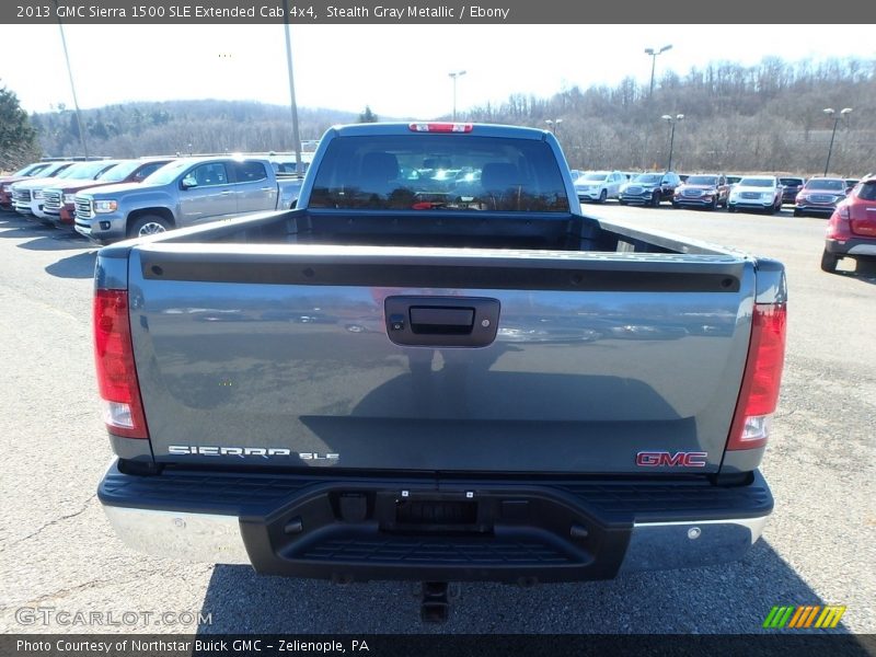 Stealth Gray Metallic / Ebony 2013 GMC Sierra 1500 SLE Extended Cab 4x4