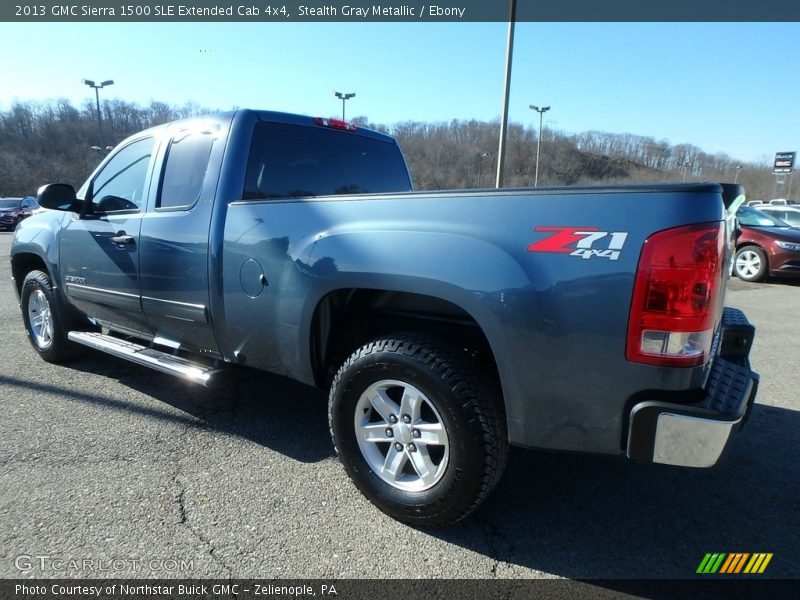 Stealth Gray Metallic / Ebony 2013 GMC Sierra 1500 SLE Extended Cab 4x4
