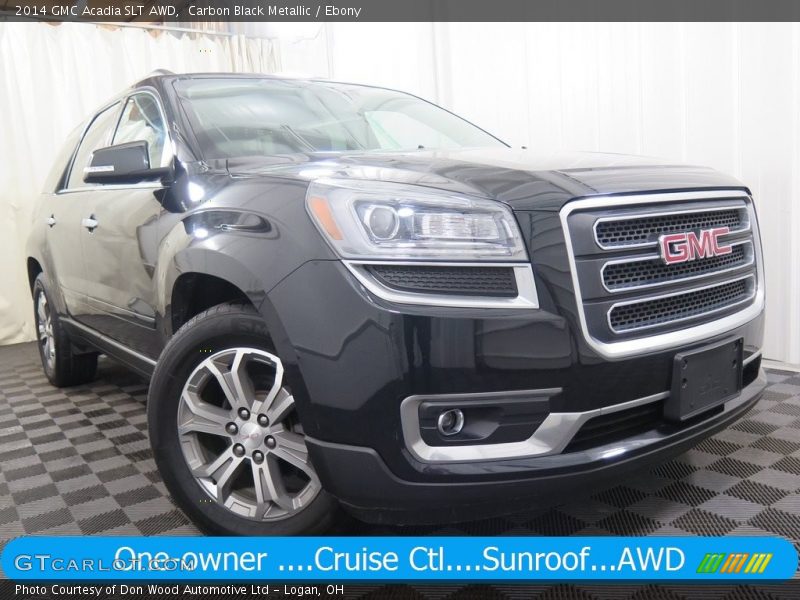 Carbon Black Metallic / Ebony 2014 GMC Acadia SLT AWD