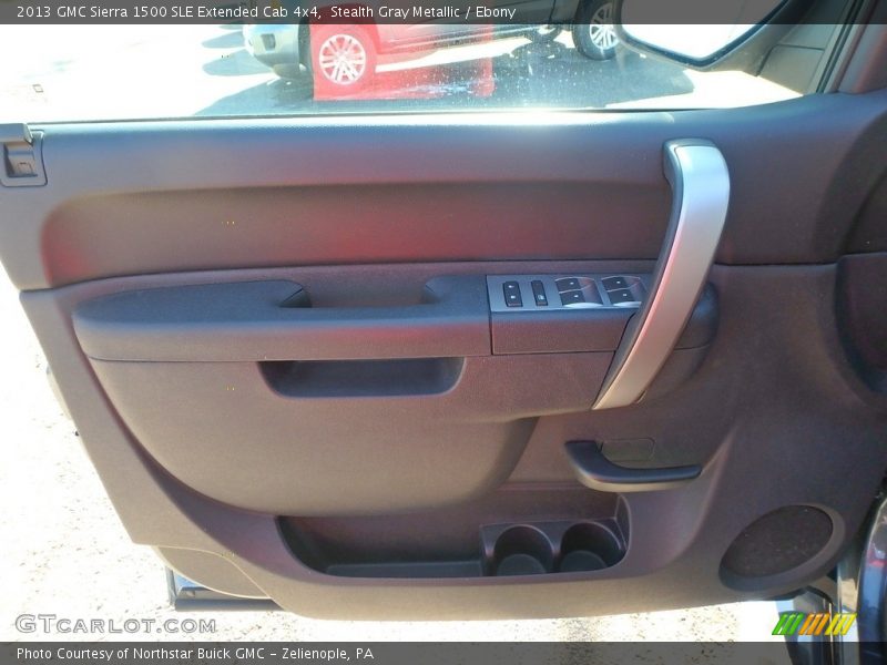 Stealth Gray Metallic / Ebony 2013 GMC Sierra 1500 SLE Extended Cab 4x4