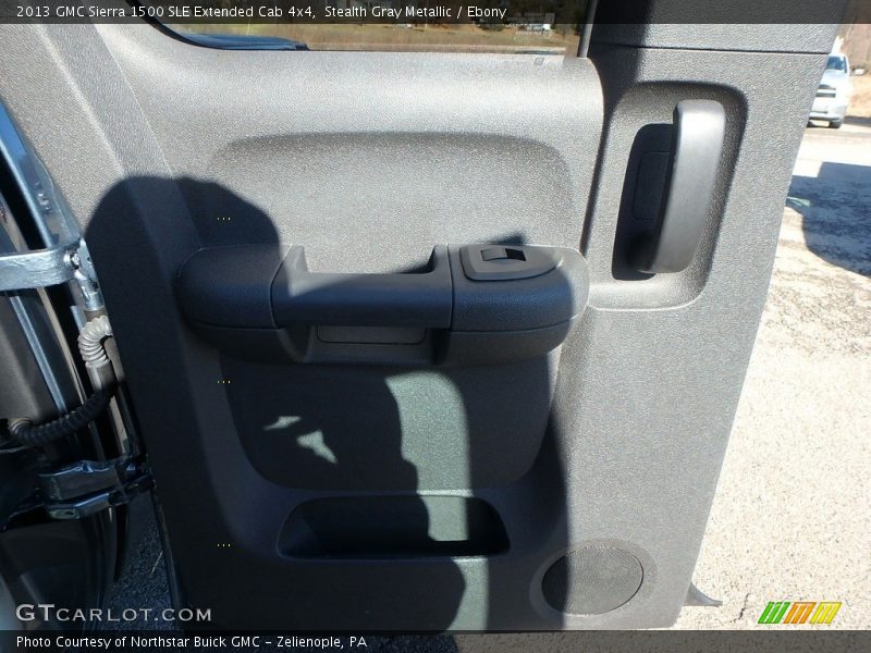 Stealth Gray Metallic / Ebony 2013 GMC Sierra 1500 SLE Extended Cab 4x4