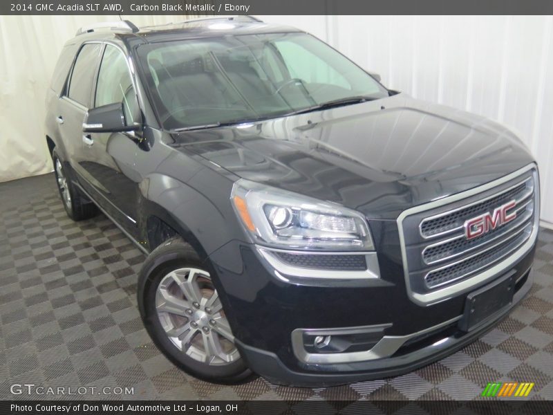 Carbon Black Metallic / Ebony 2014 GMC Acadia SLT AWD