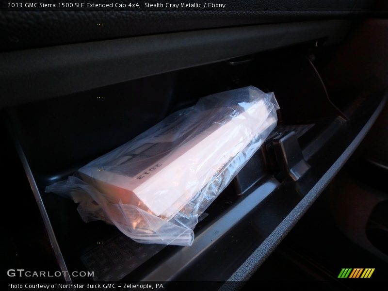 Stealth Gray Metallic / Ebony 2013 GMC Sierra 1500 SLE Extended Cab 4x4