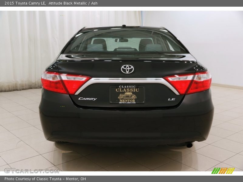 Attitude Black Metallic / Ash 2015 Toyota Camry LE