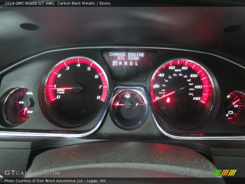 Carbon Black Metallic / Ebony 2014 GMC Acadia SLT AWD