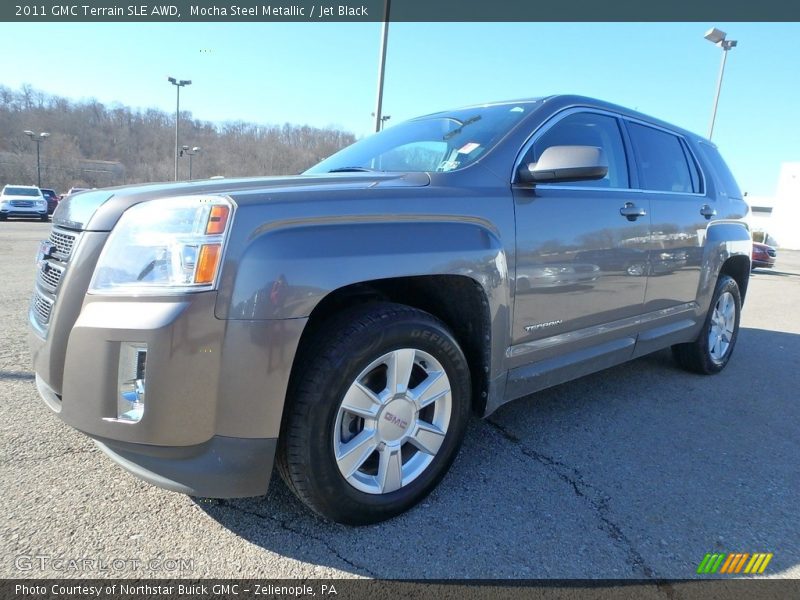 Mocha Steel Metallic / Jet Black 2011 GMC Terrain SLE AWD
