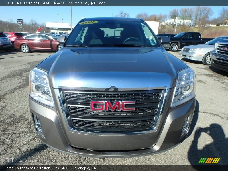 Mocha Steel Metallic / Jet Black 2011 GMC Terrain SLE AWD